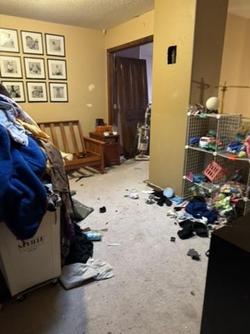 Upstairs landing before cleanup