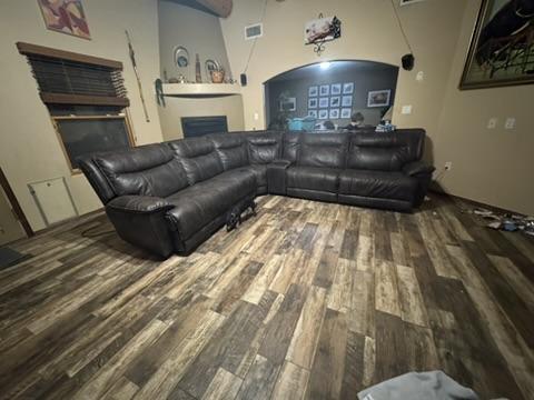 Living room before cleanup, second view