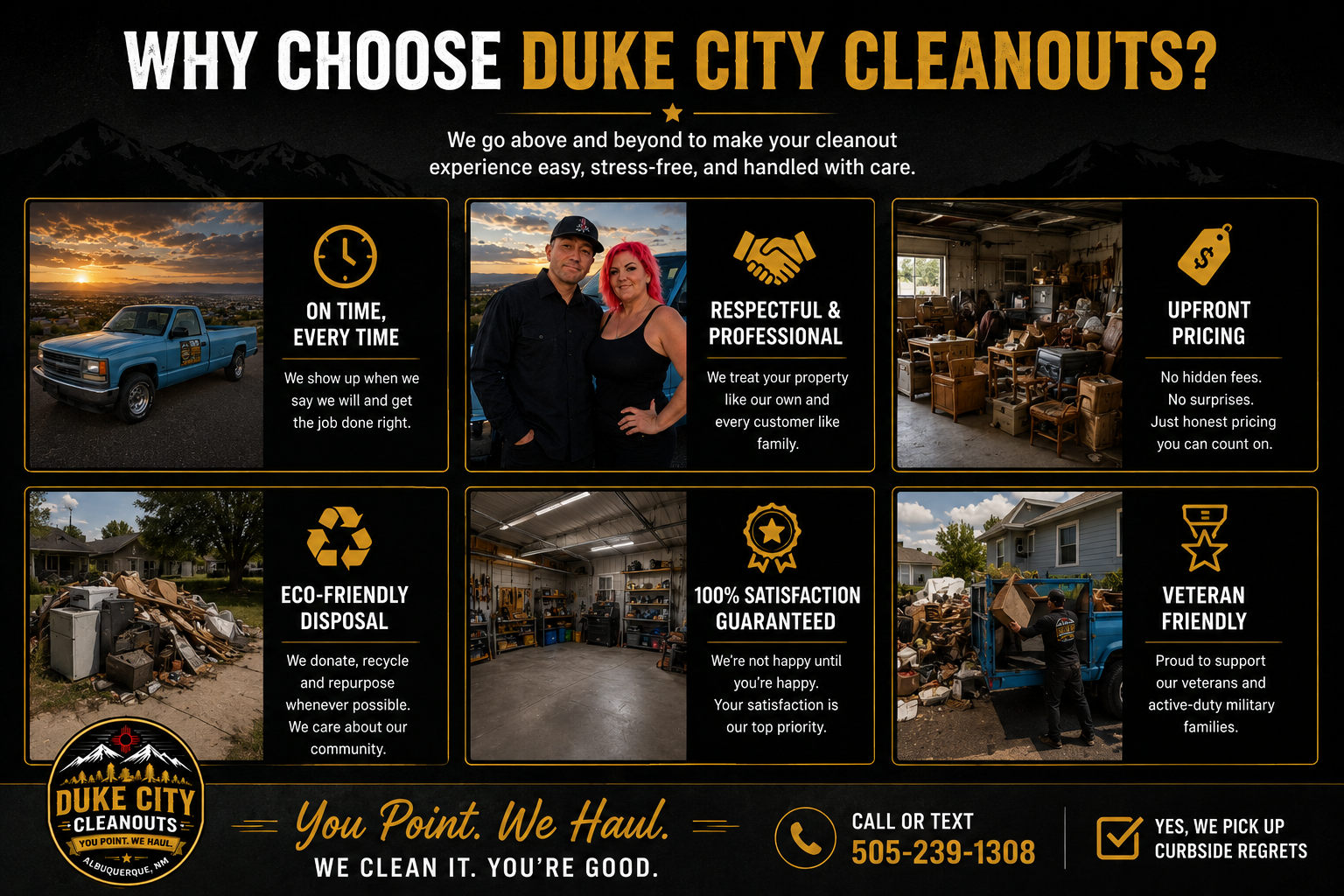 Why community partners choose Duke City Cleanouts